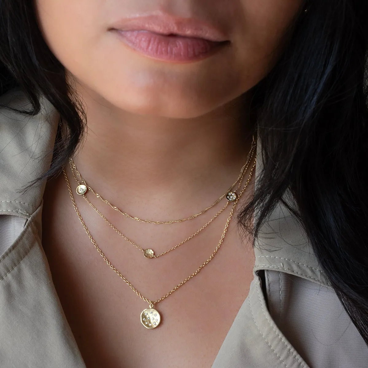 1.3mm Singapore Chain | 10k Gold | 16"
