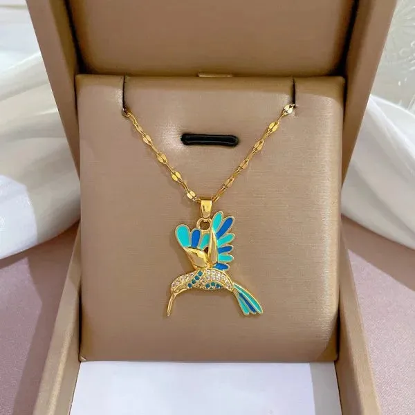 316L Stainless Steel Sun Pendant Necklace For Women Fashionable Jewelry Gift
