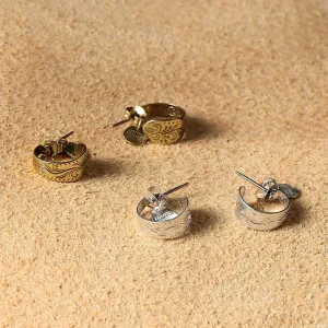 Arabesque Hoop Earrings
