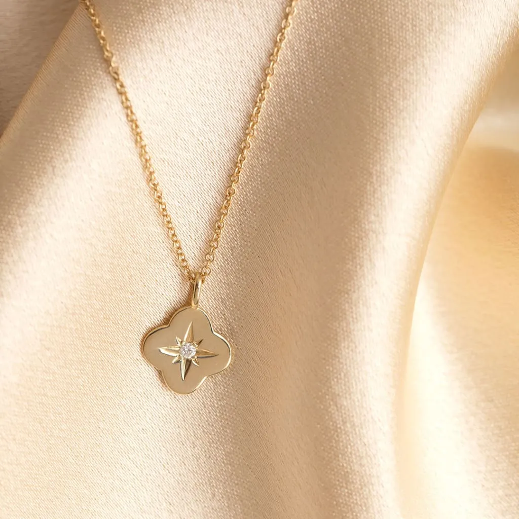 Aster - Palace Necklace | 10ct Gold Diamond