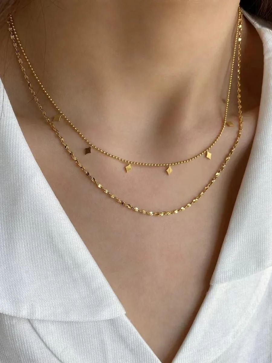 Astrid Double Chain Necklace