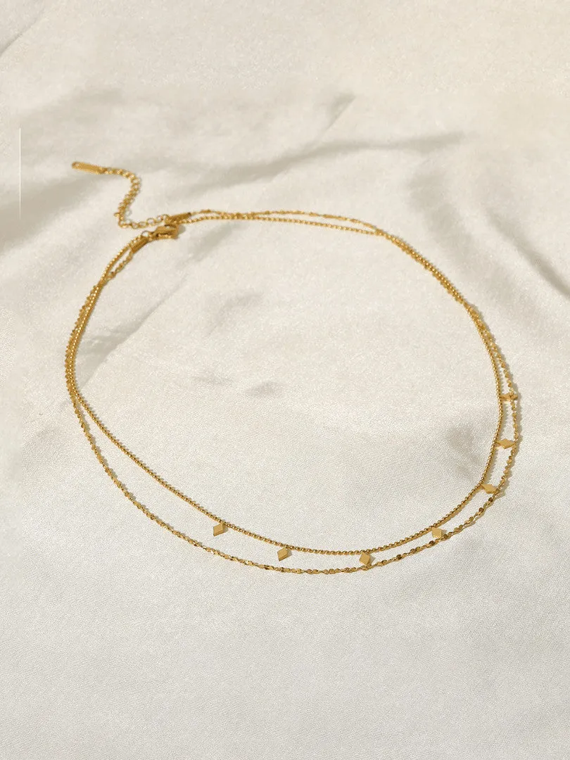 Astrid Double Chain Necklace
