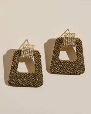 Avery Earrings - Gold Leaf