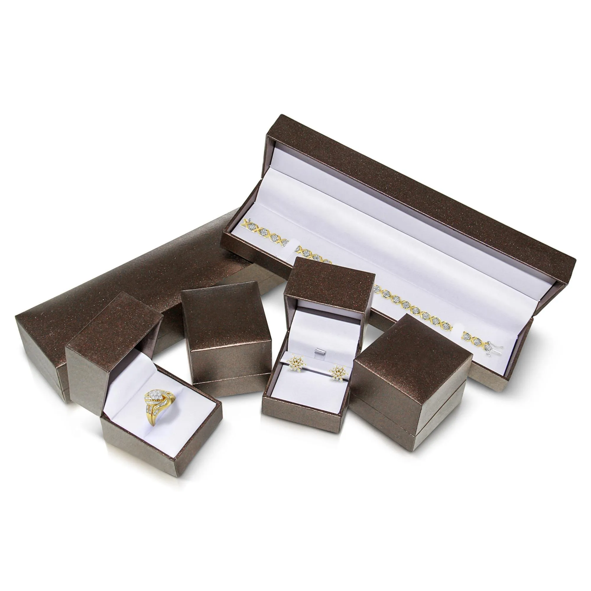Baguette-Cut Diamond 6-Row Channel Set