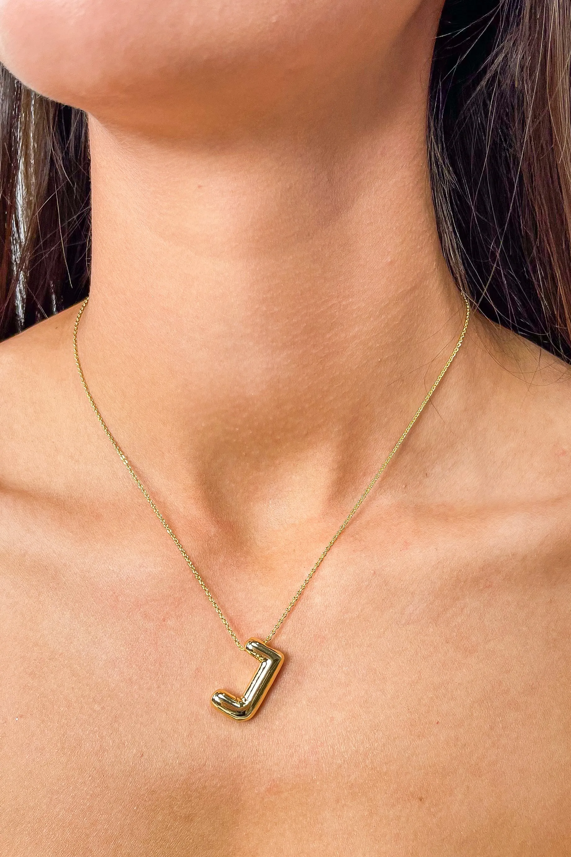 Balloon Initial Necklace