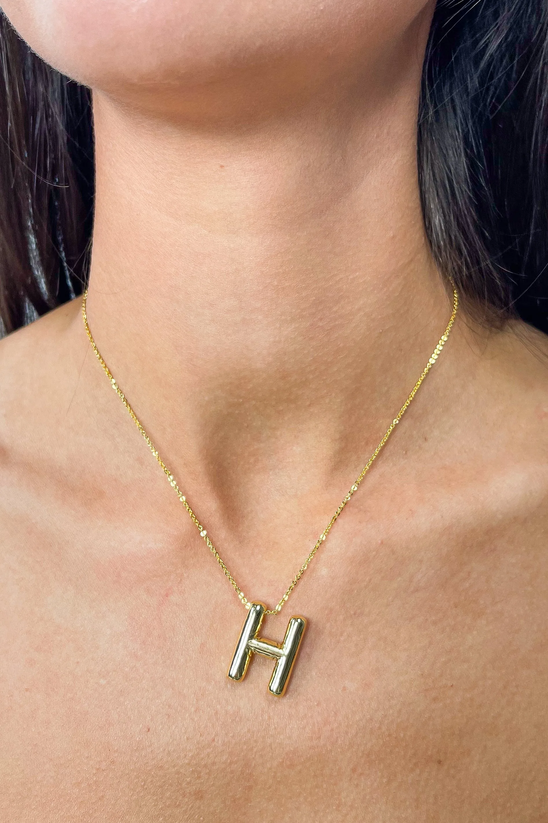 Balloon Initial Necklace