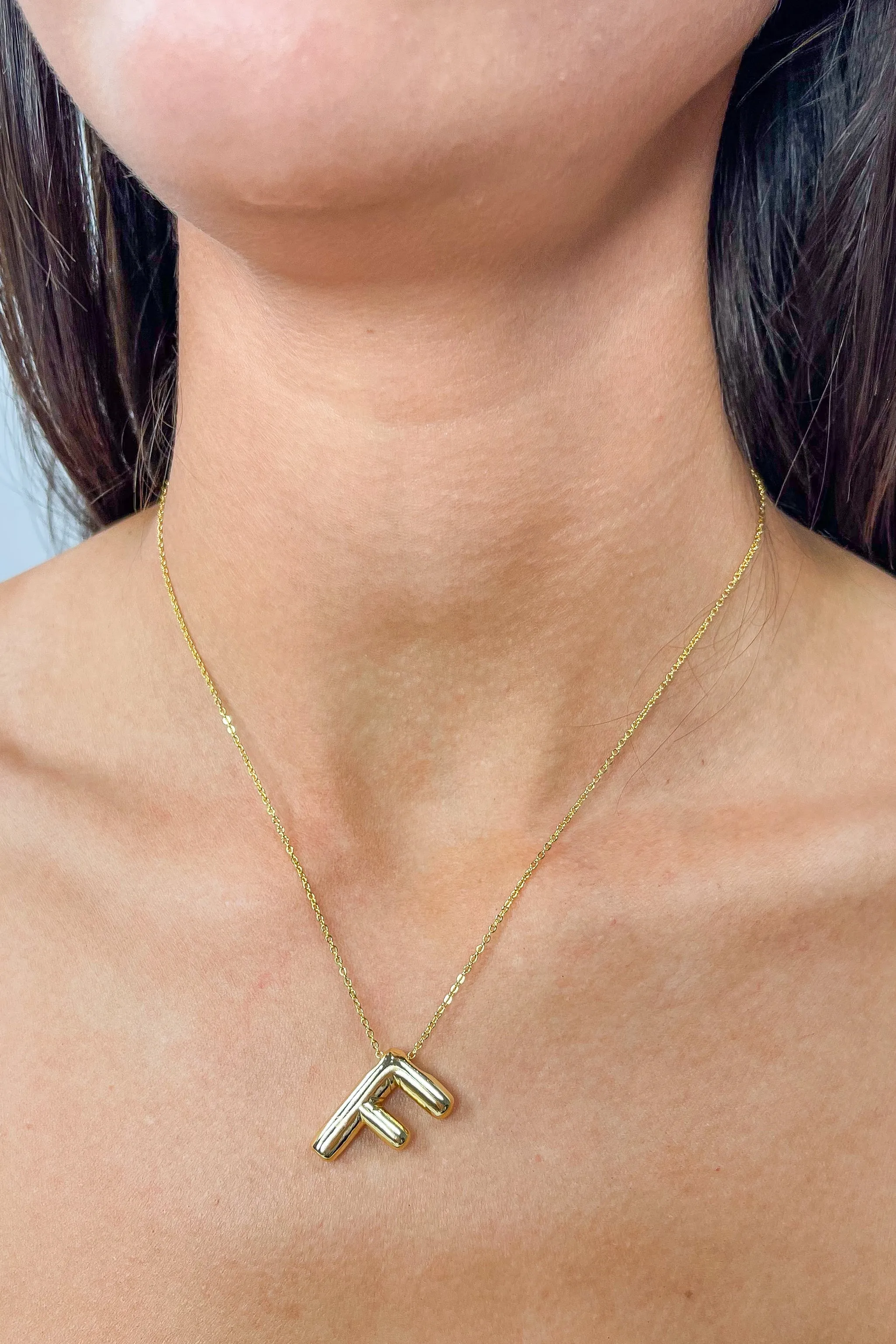 Balloon Initial Necklace
