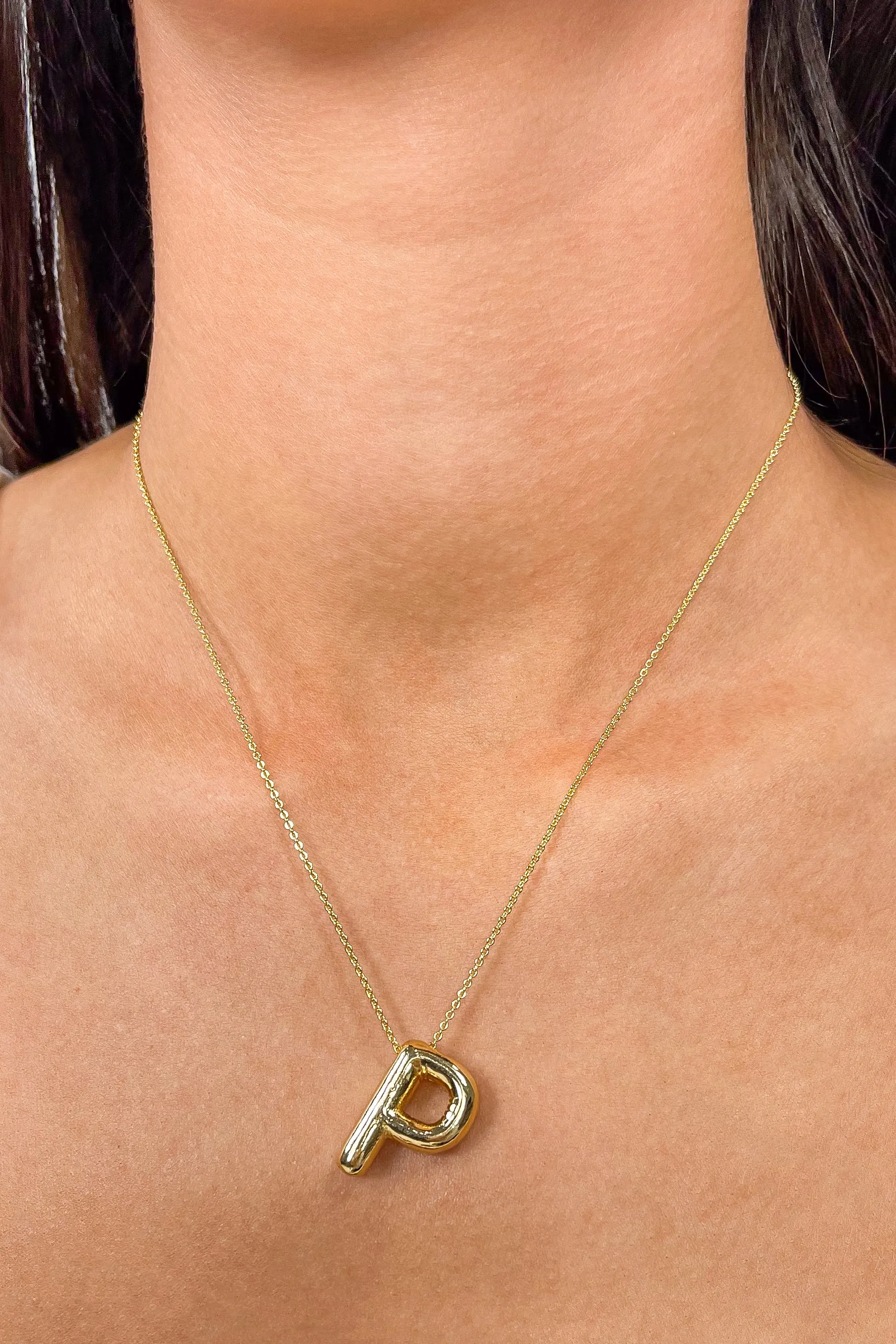 Balloon Initial Necklace