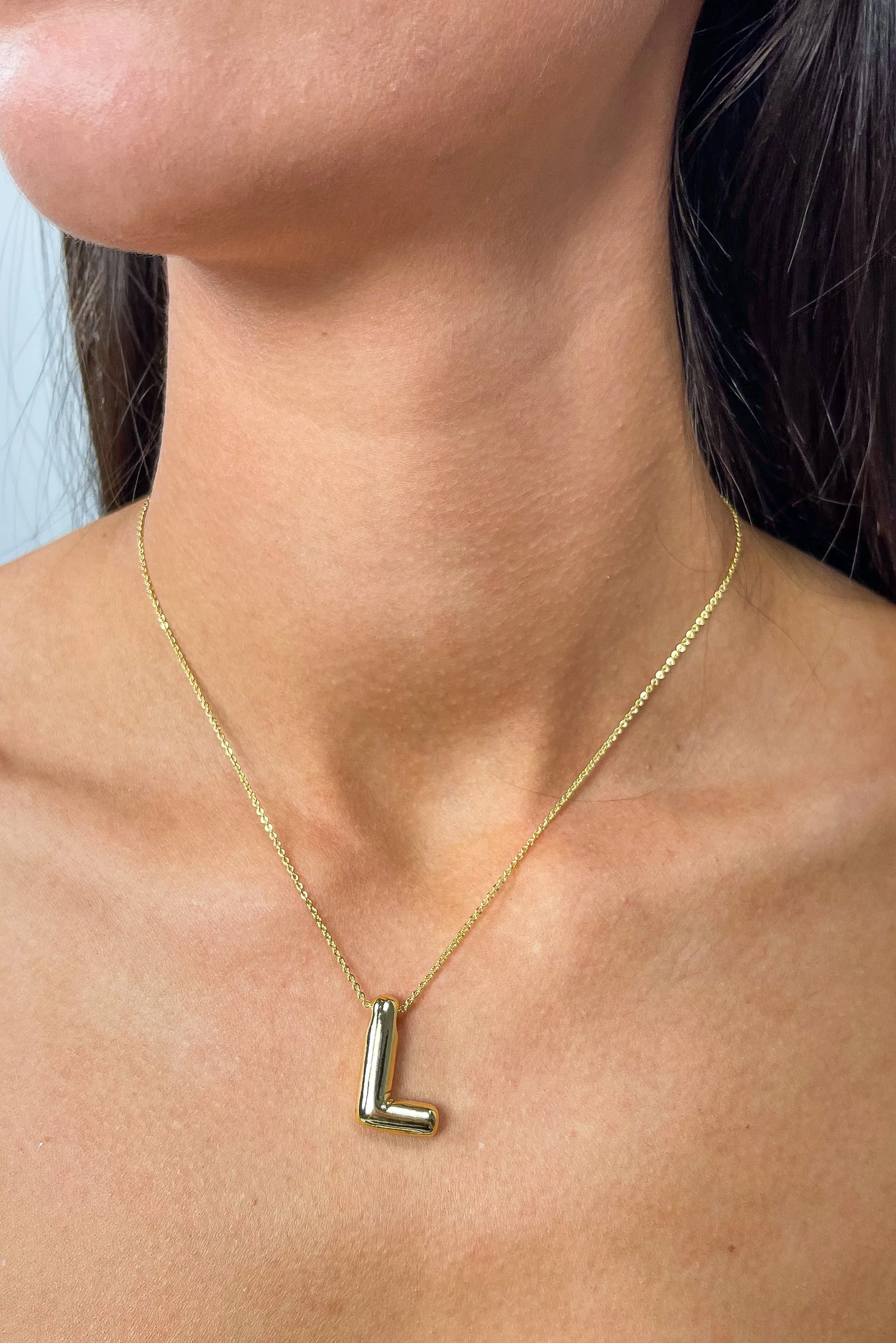 Balloon Initial Necklace