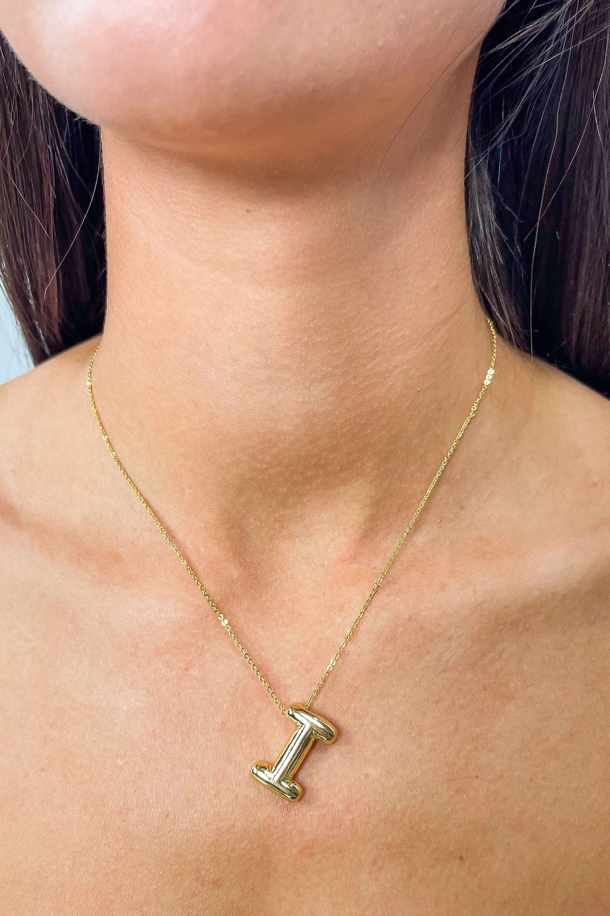 Balloon Initial Necklace