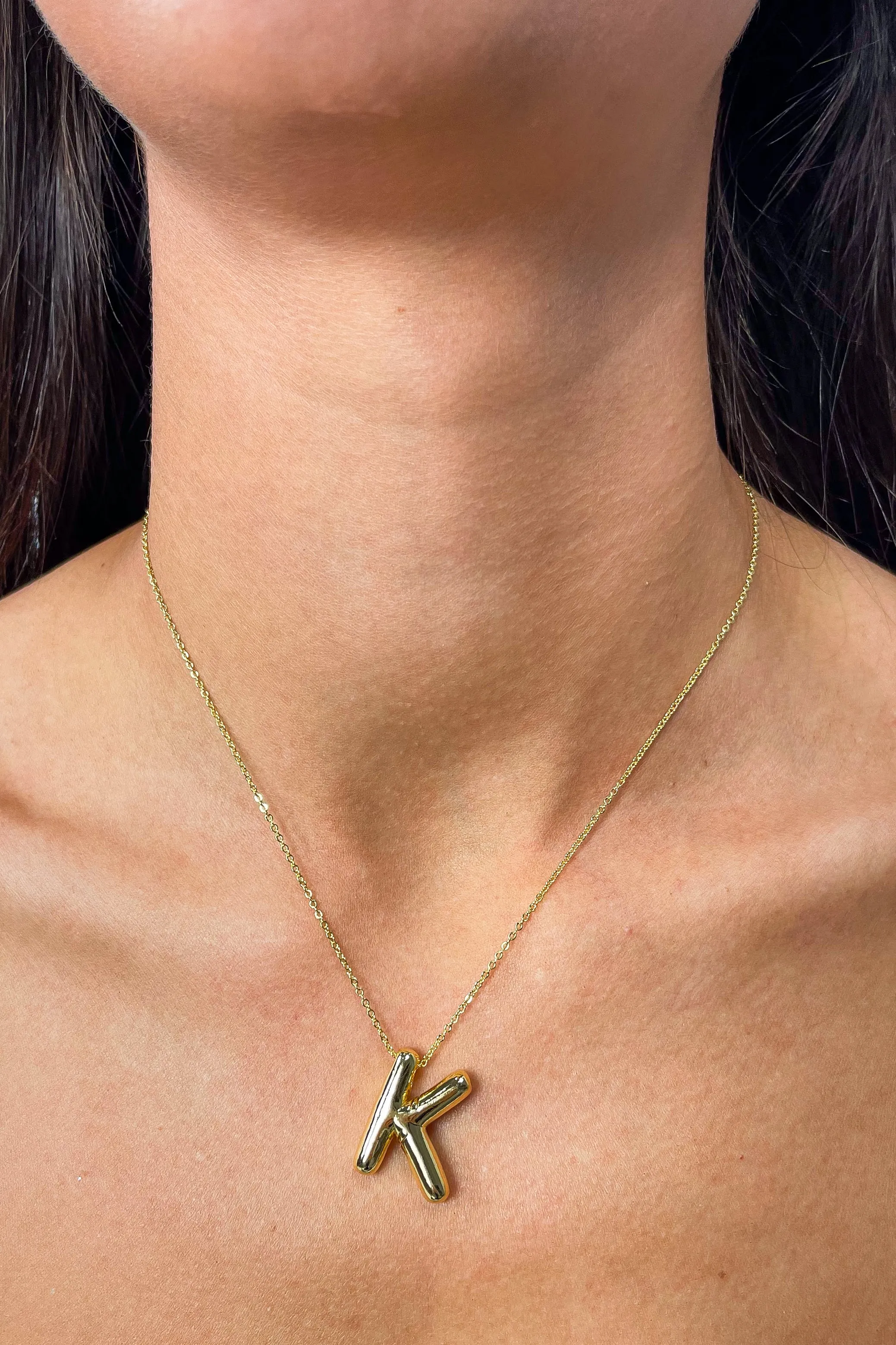 Balloon Initial Necklace