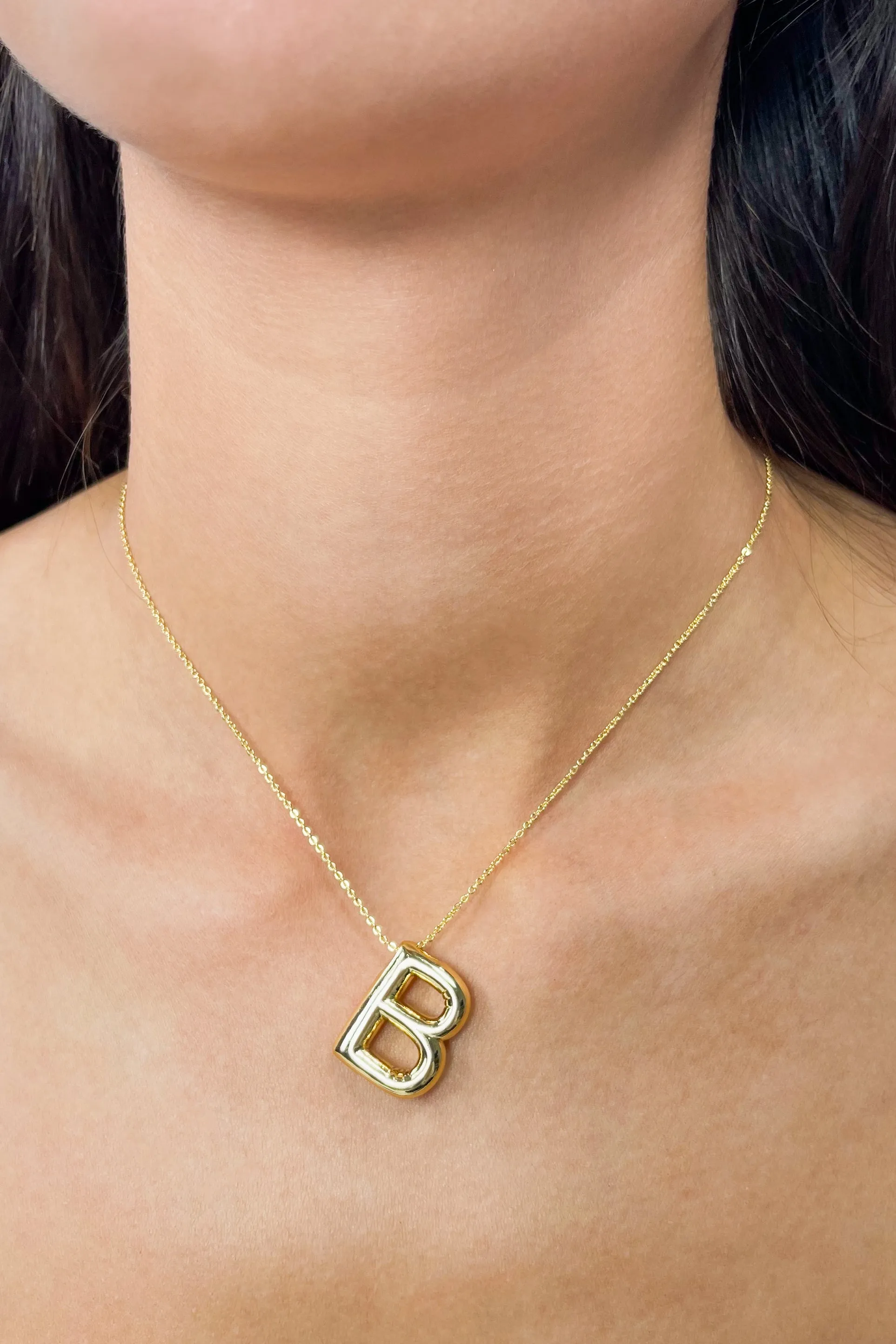 Balloon Initial Necklace