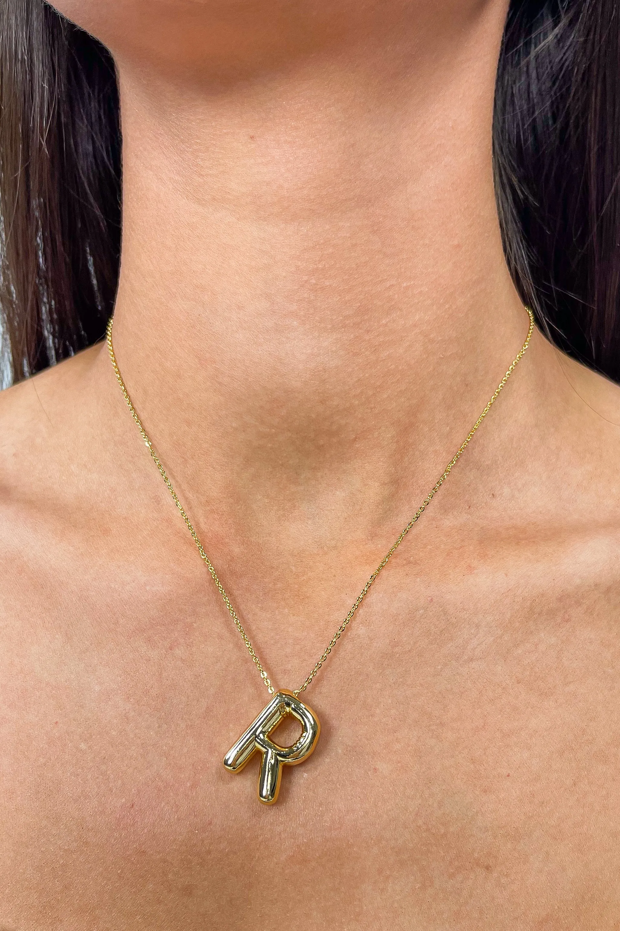 Balloon Initial Necklace