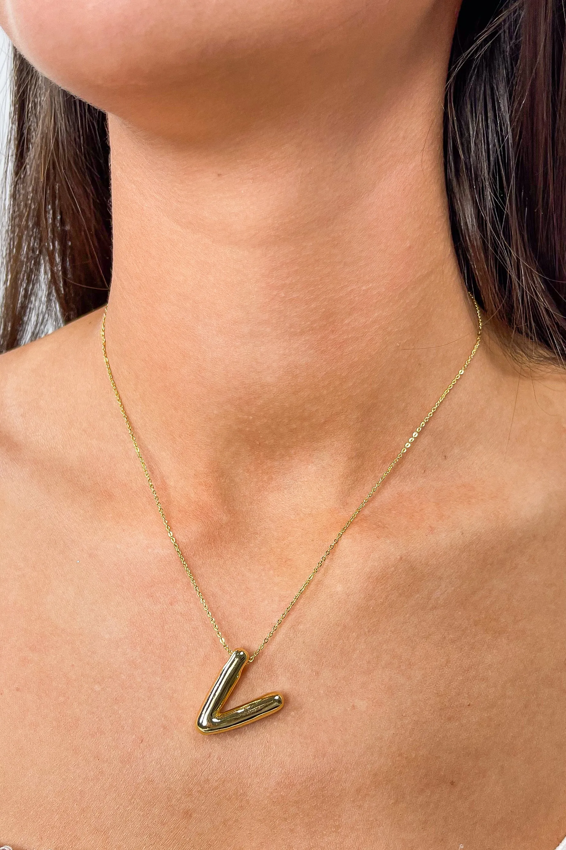 Balloon Initial Necklace