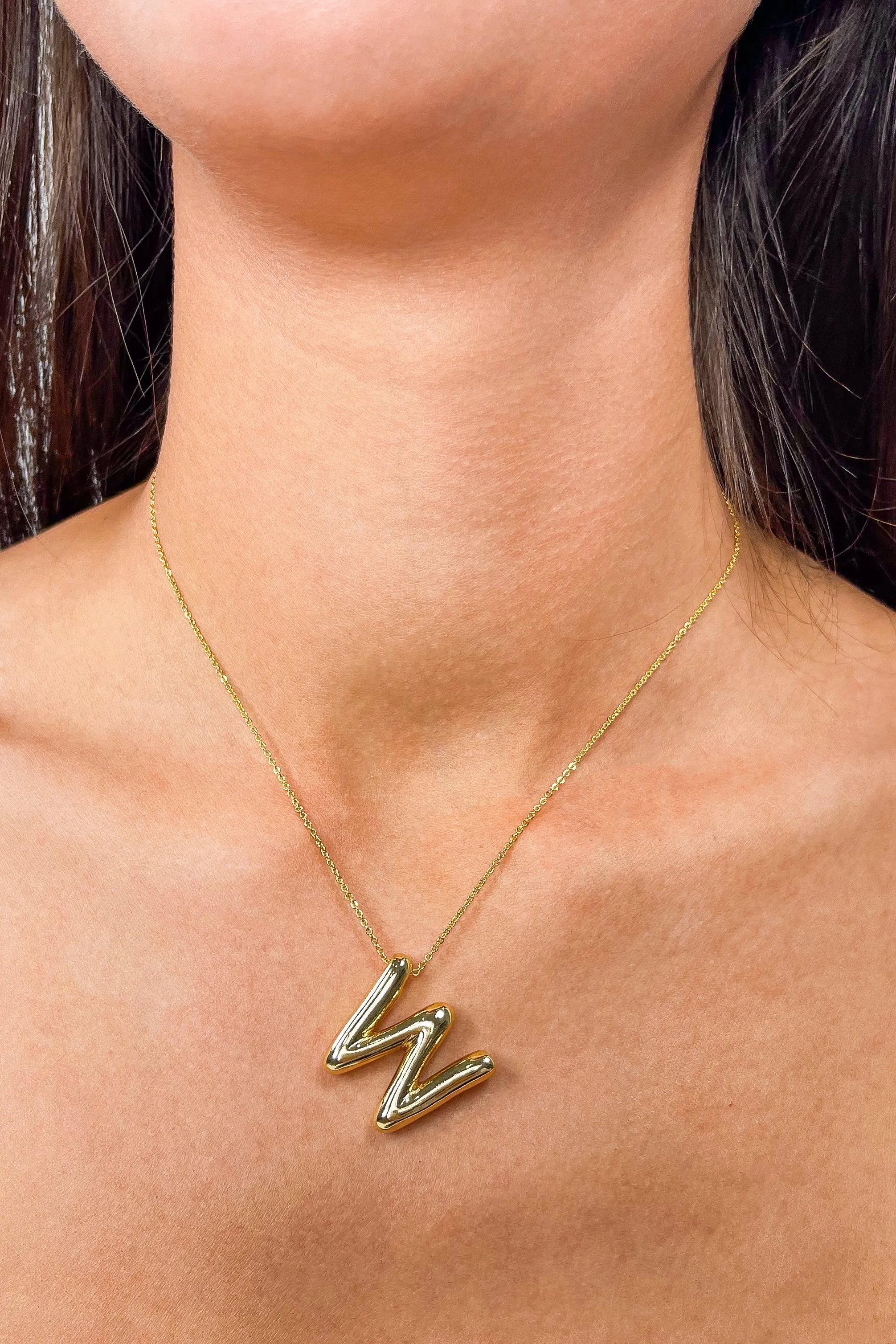 Balloon Initial Necklace