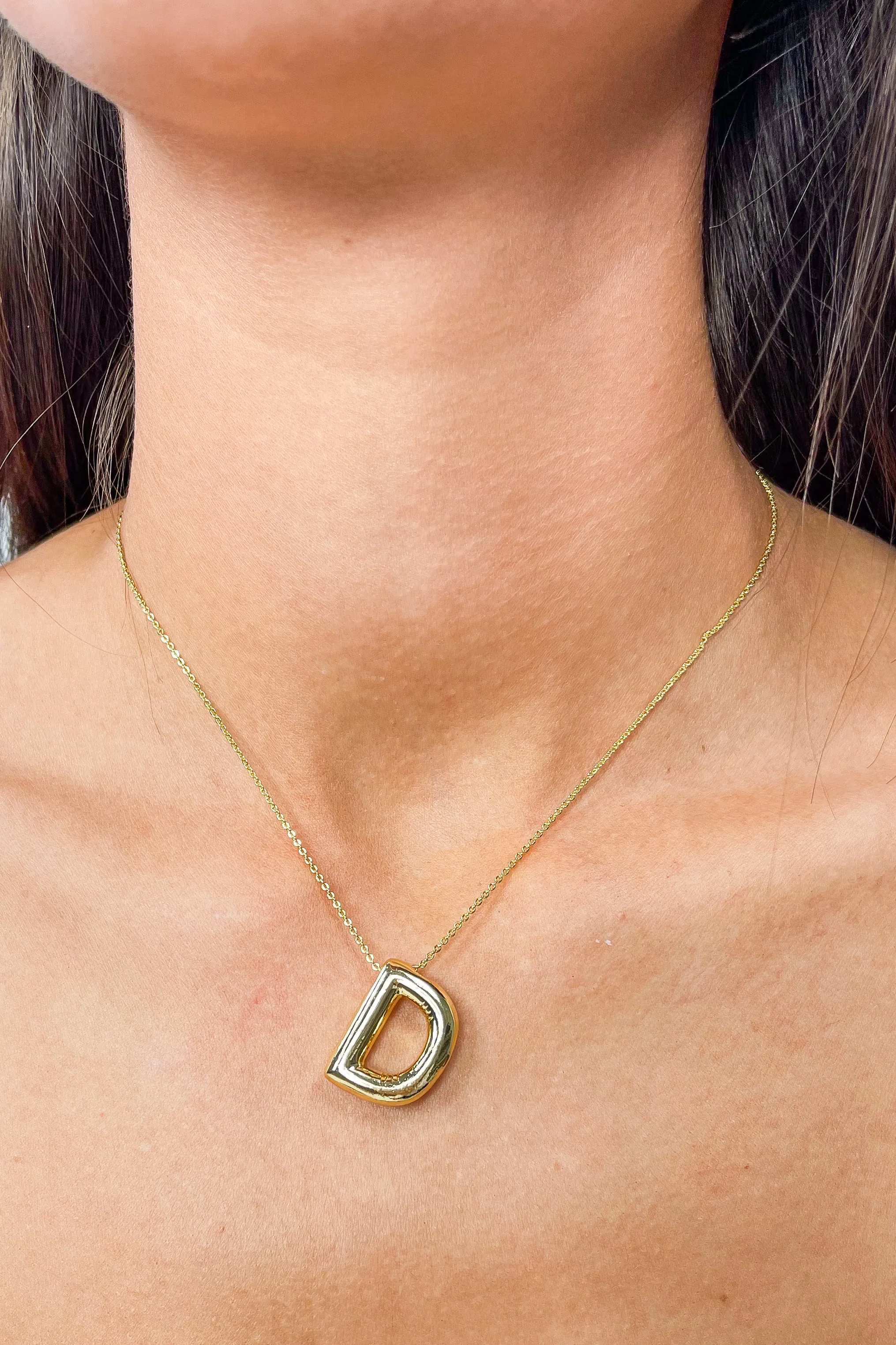 Balloon Initial Necklace