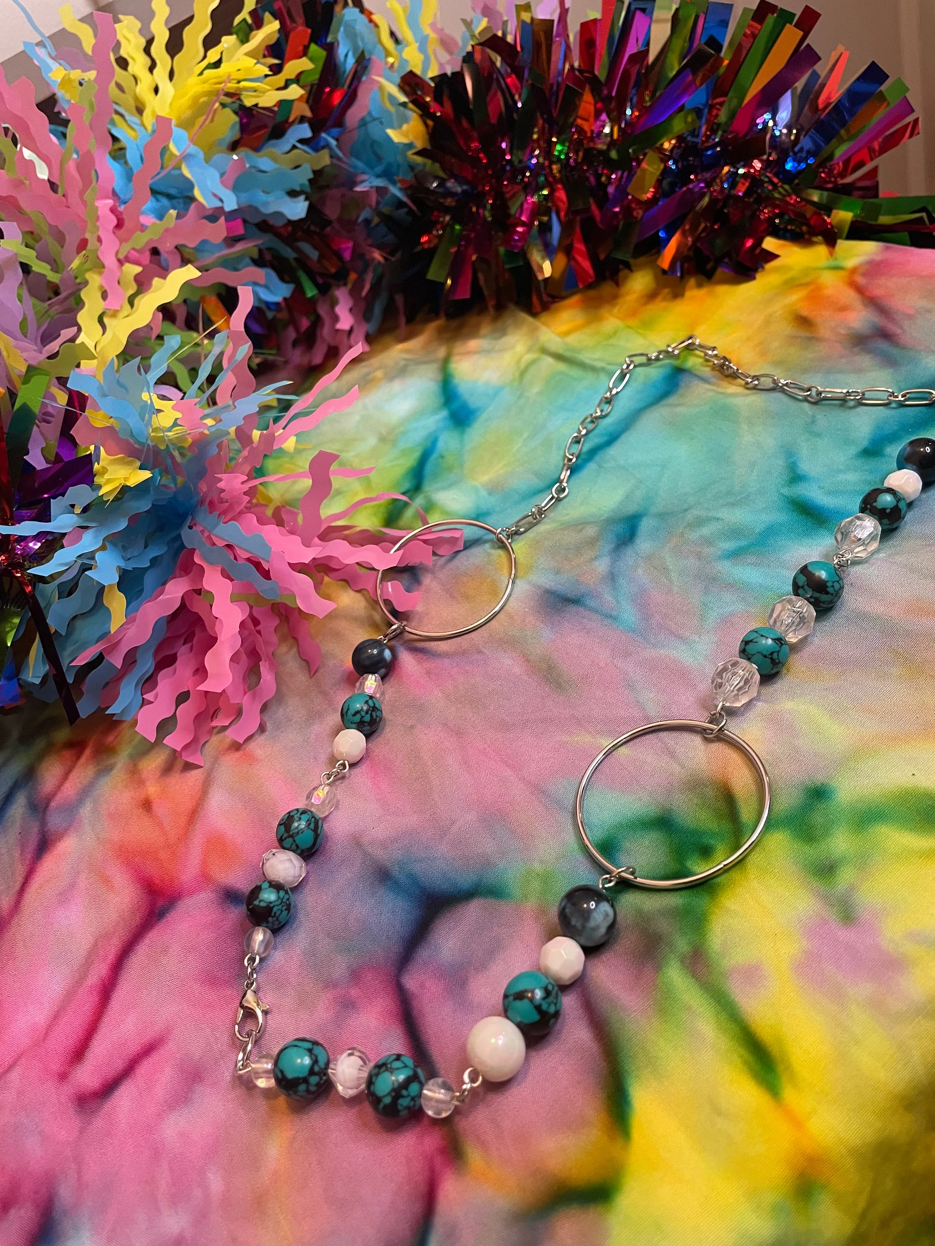 Blue Beetle Necklace