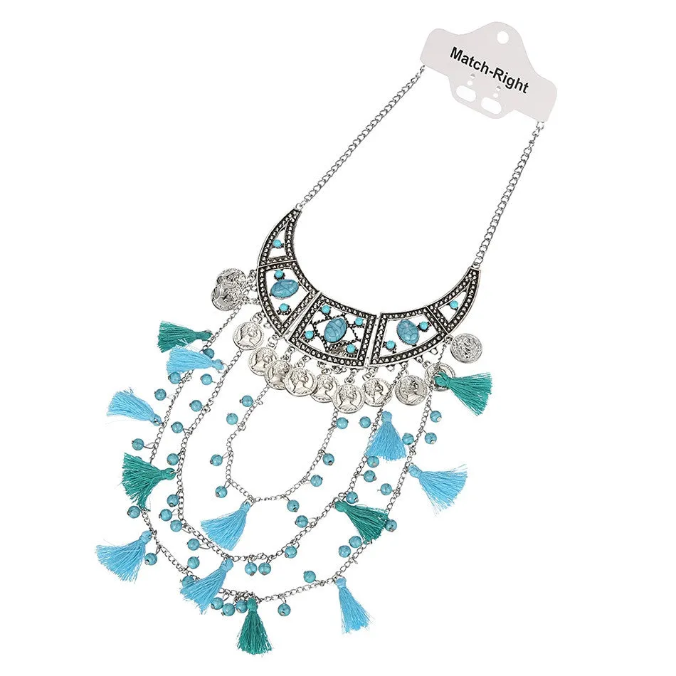 Bohemia Statement Ethnic Multilayer Necklace For Women