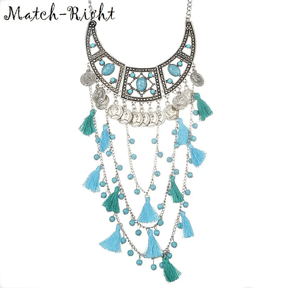 Bohemia Statement Ethnic Multilayer Necklace For Women
