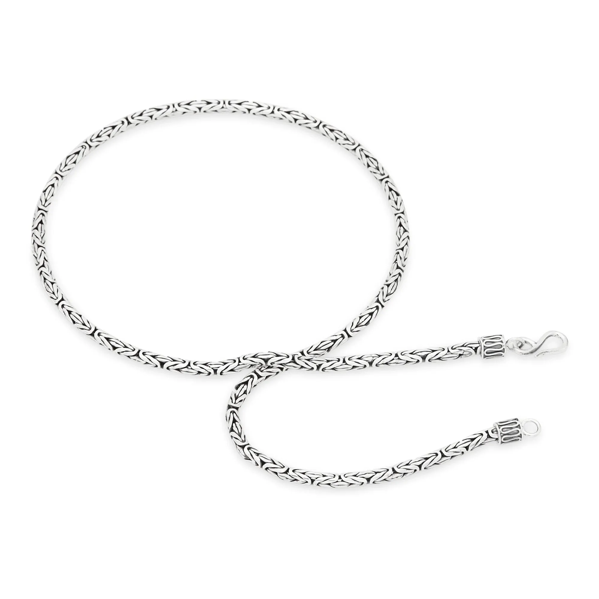 Borobudur Silver 3mm Wide Chain (CHN2531)