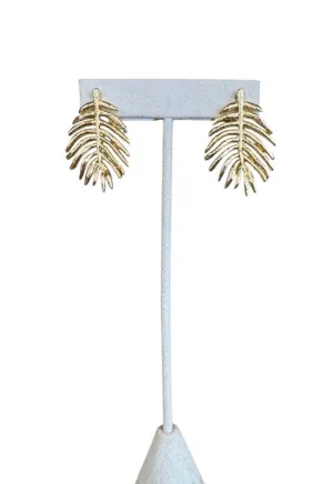 Botany Gold Plated Handmade Earrings