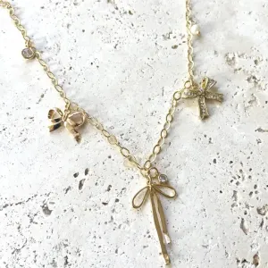 Bow Ribbon Necklace