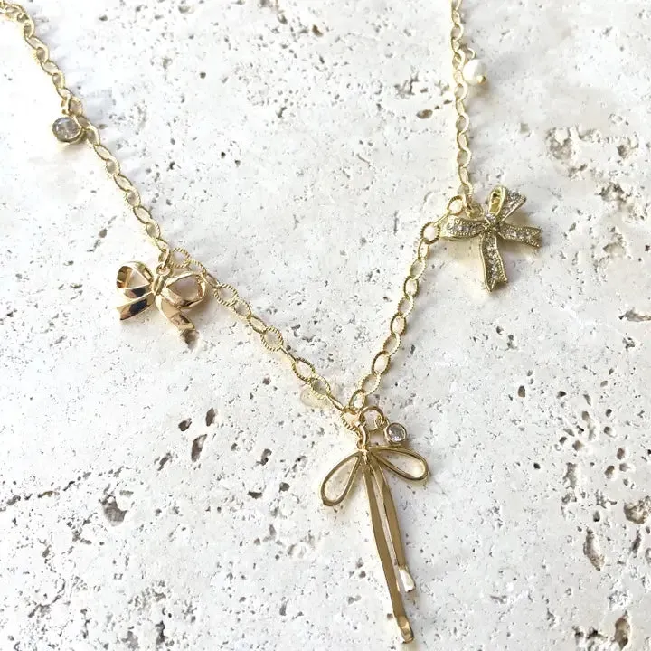 Bow Ribbon Necklace