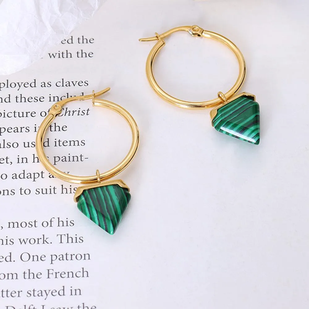 Boxed 2 Pairs of Gorgeous Natalie Earrings Set in Gold