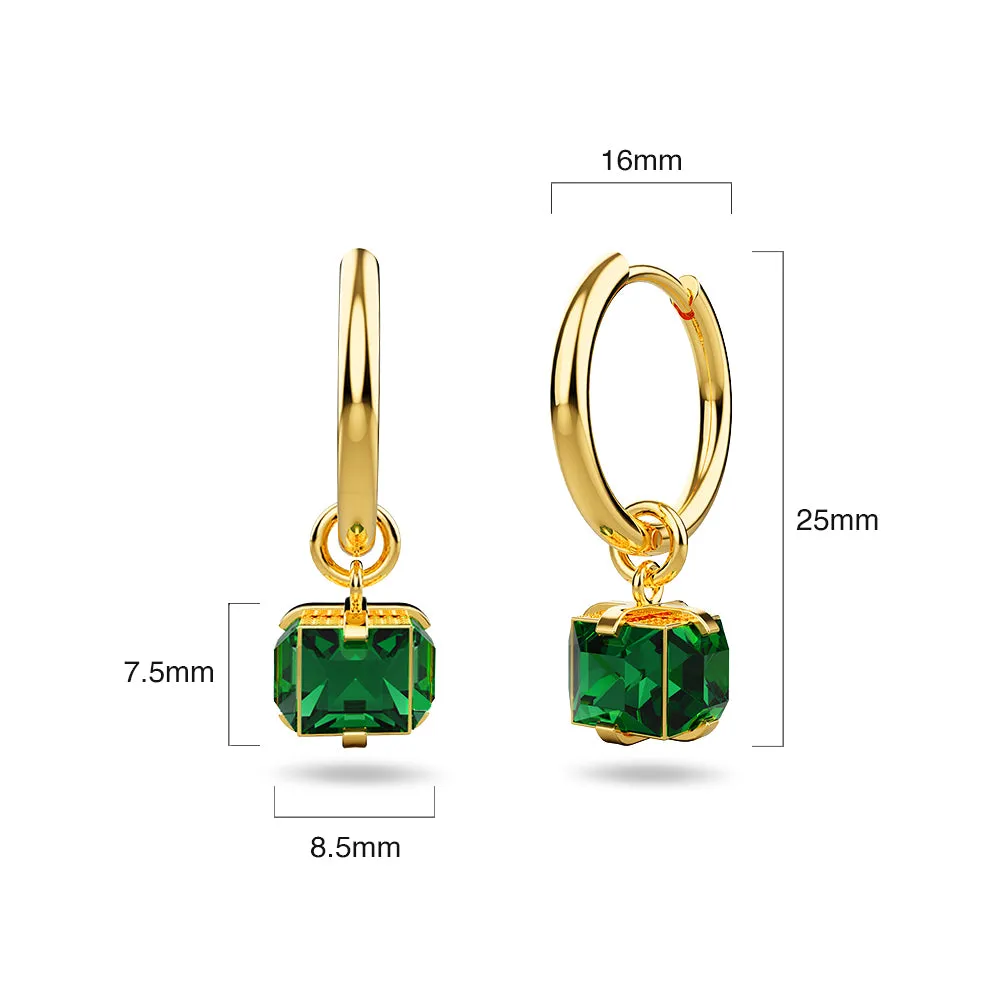 Boxed 2 Pairs of Gorgeous Natalie Earrings Set in Gold
