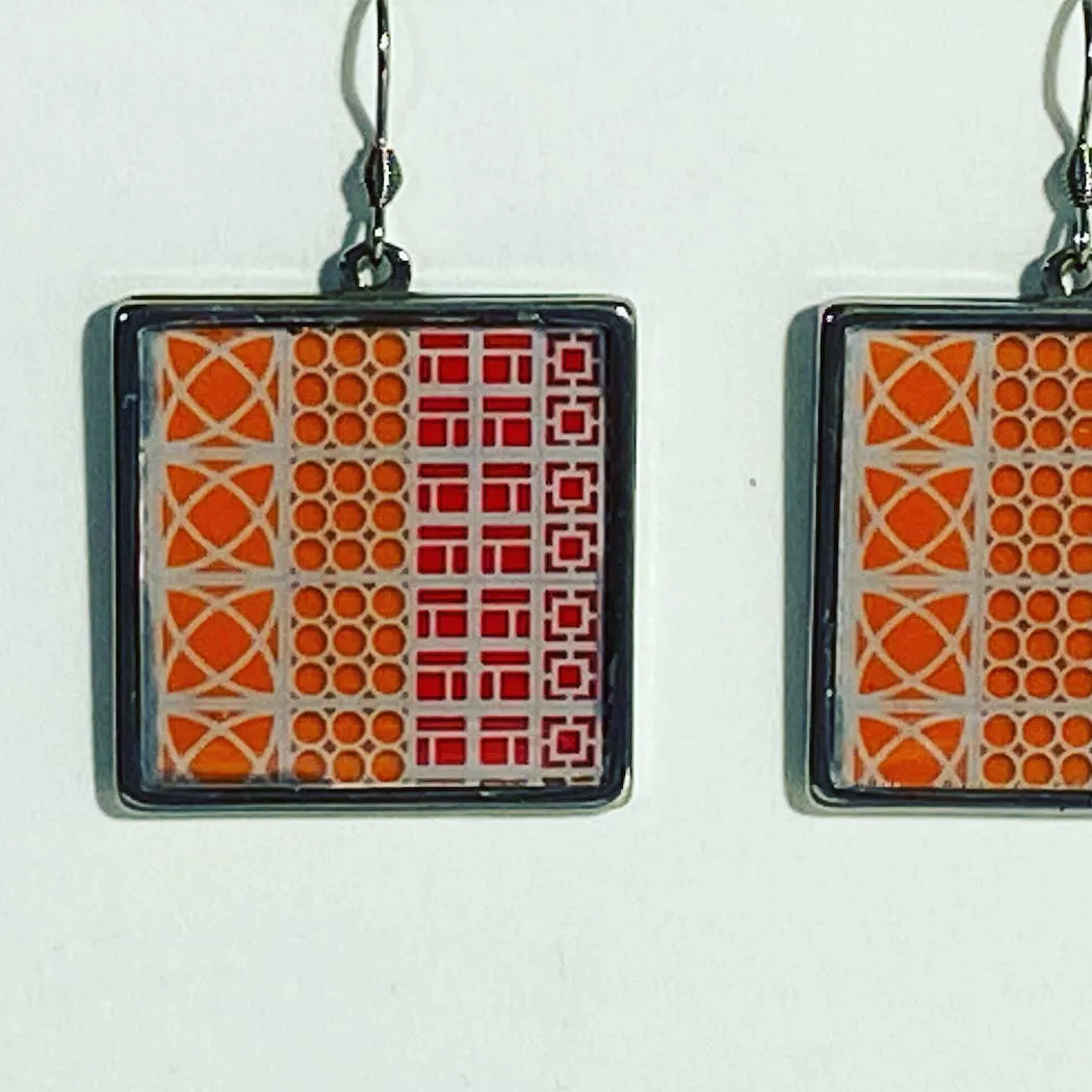 Breeze Block Earrings