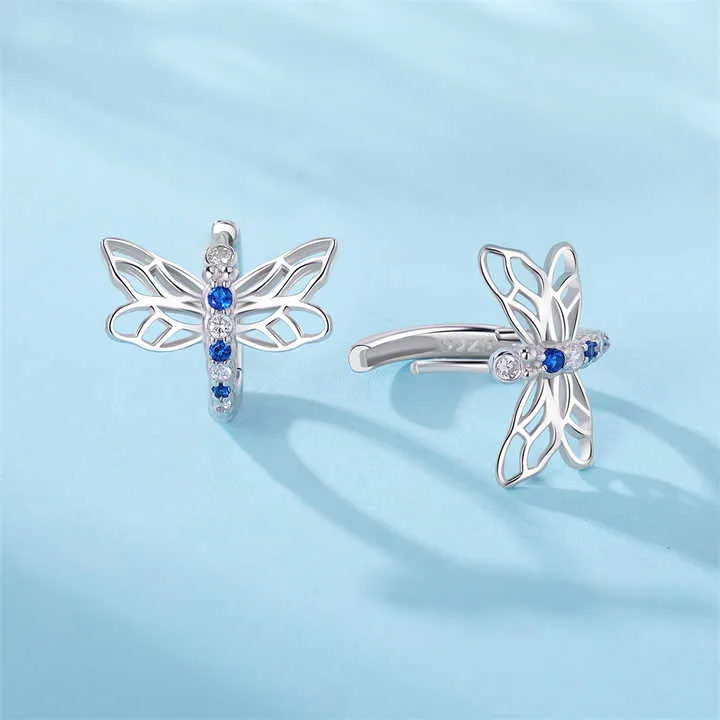 Butterfly Earrings Sterling Silver-أقراط الفراشة من الفضة