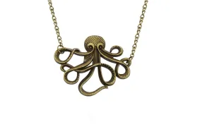 Caribbean Octopus Pendant Necklace