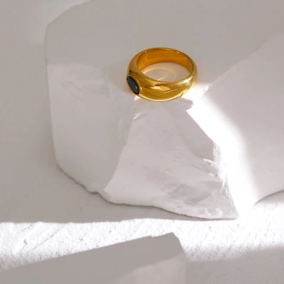 Casey Black Diamond Ring