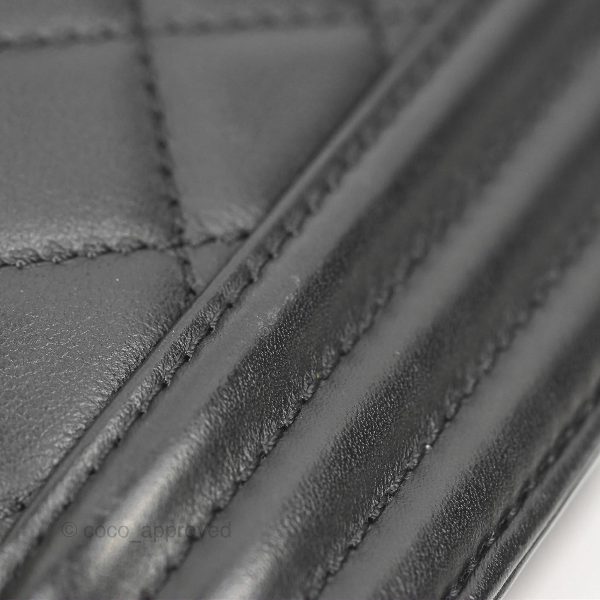 Chanel Small Boy Quilted Black Calfskin Aged Gold Hardware