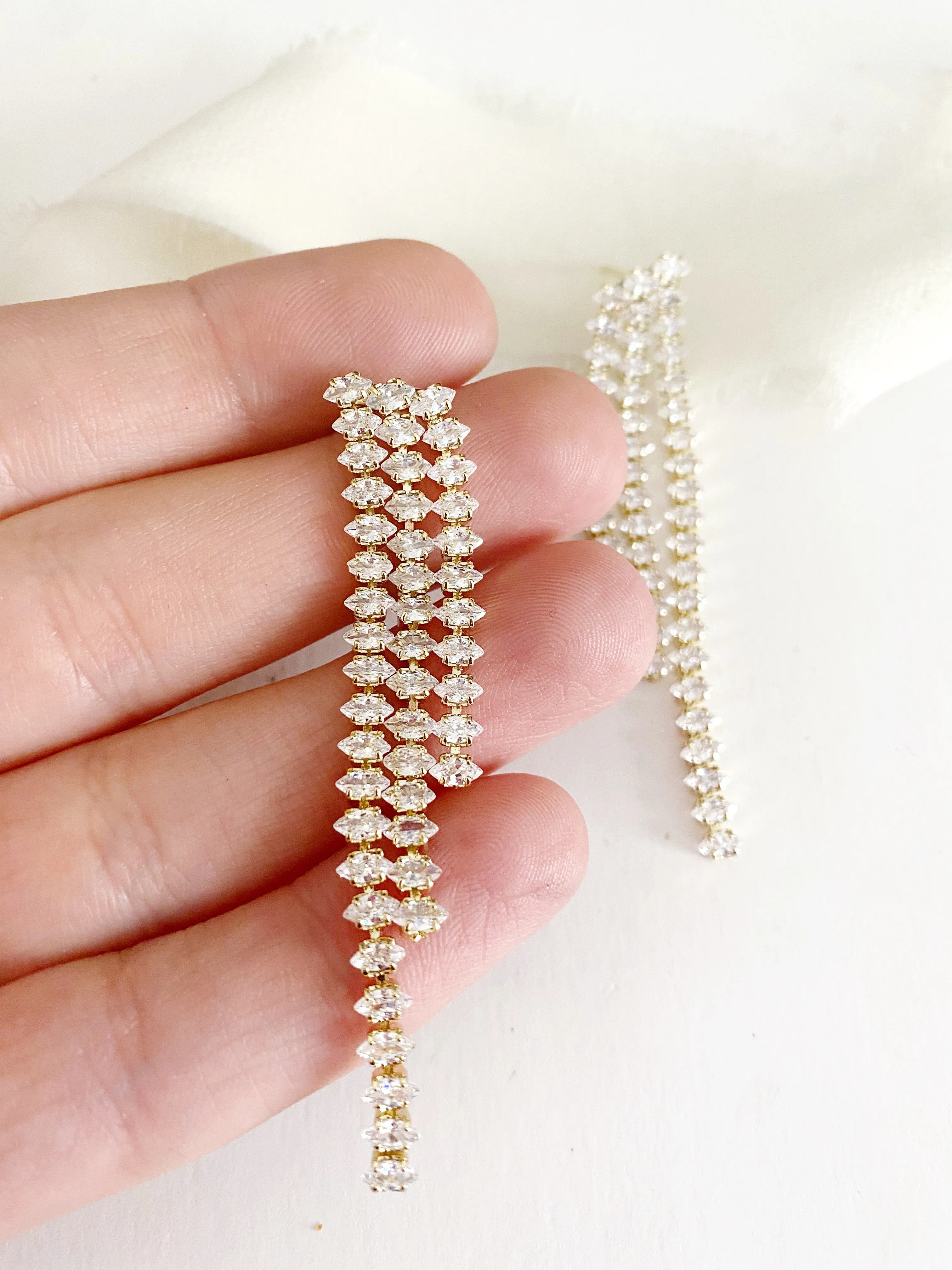 Chiara Fringe Drop Earrings