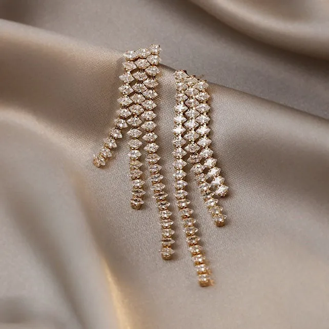 Chiara Fringe Drop Earrings