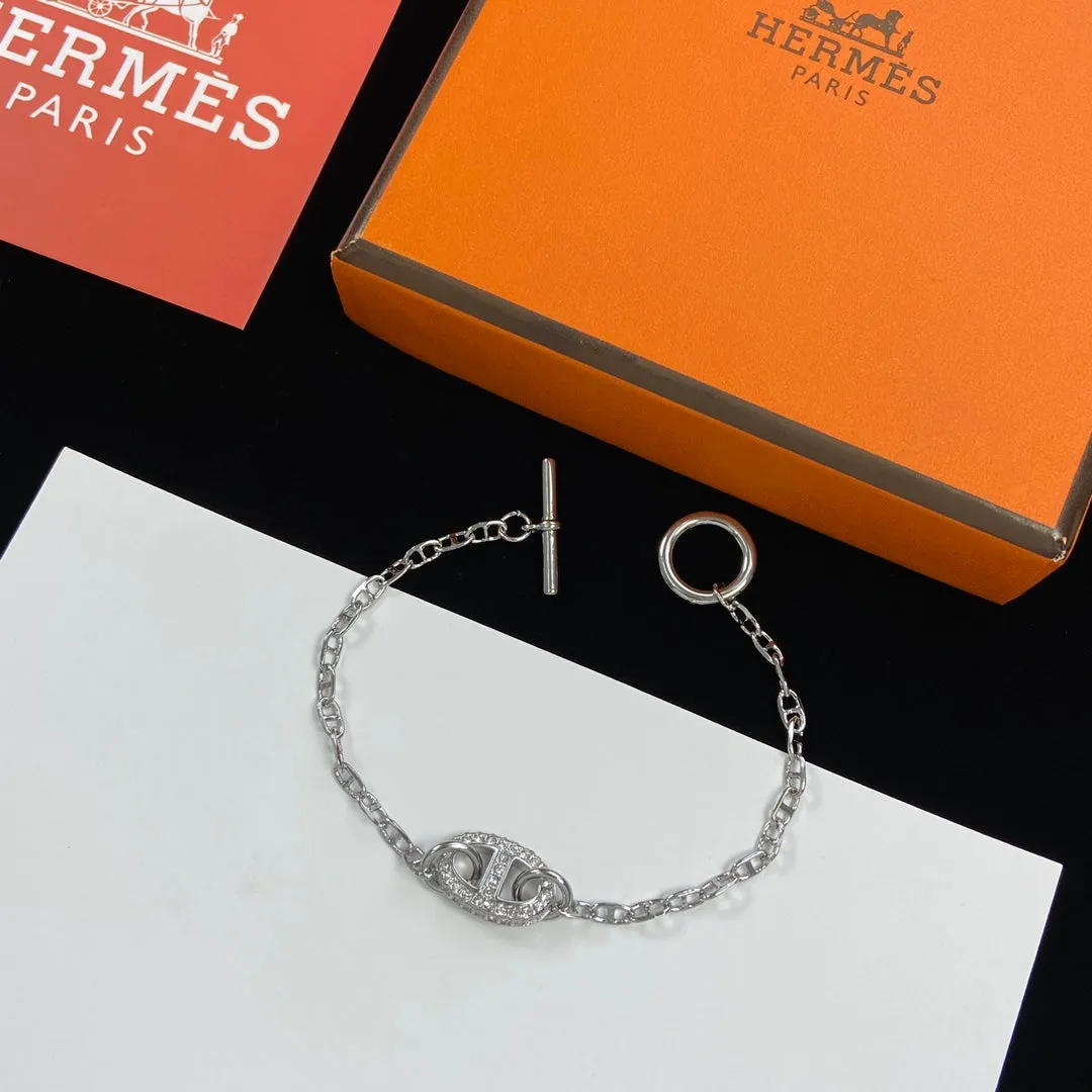 Classic Farandole Logo Silver Jewelry Set