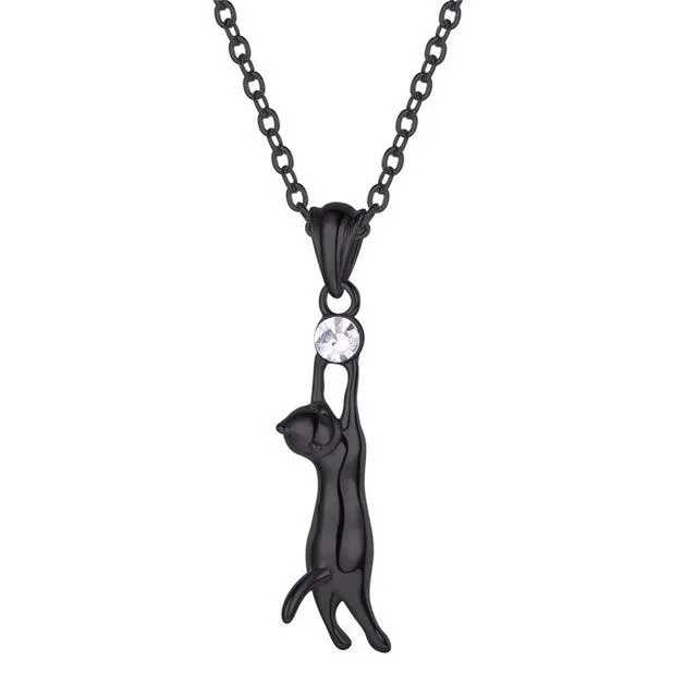 Collare Necklace Cat Jewelry Necklaces Pendants Gold/Silver