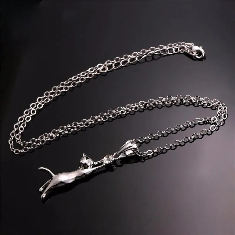 Collare Necklace Cat Jewelry Necklaces Pendants Gold/Silver