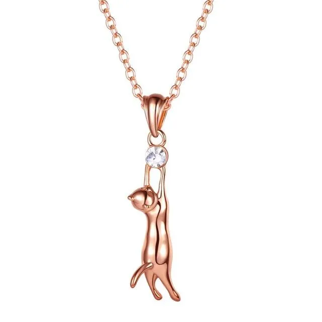 Collare Necklace Cat Jewelry Necklaces Pendants Gold/Silver