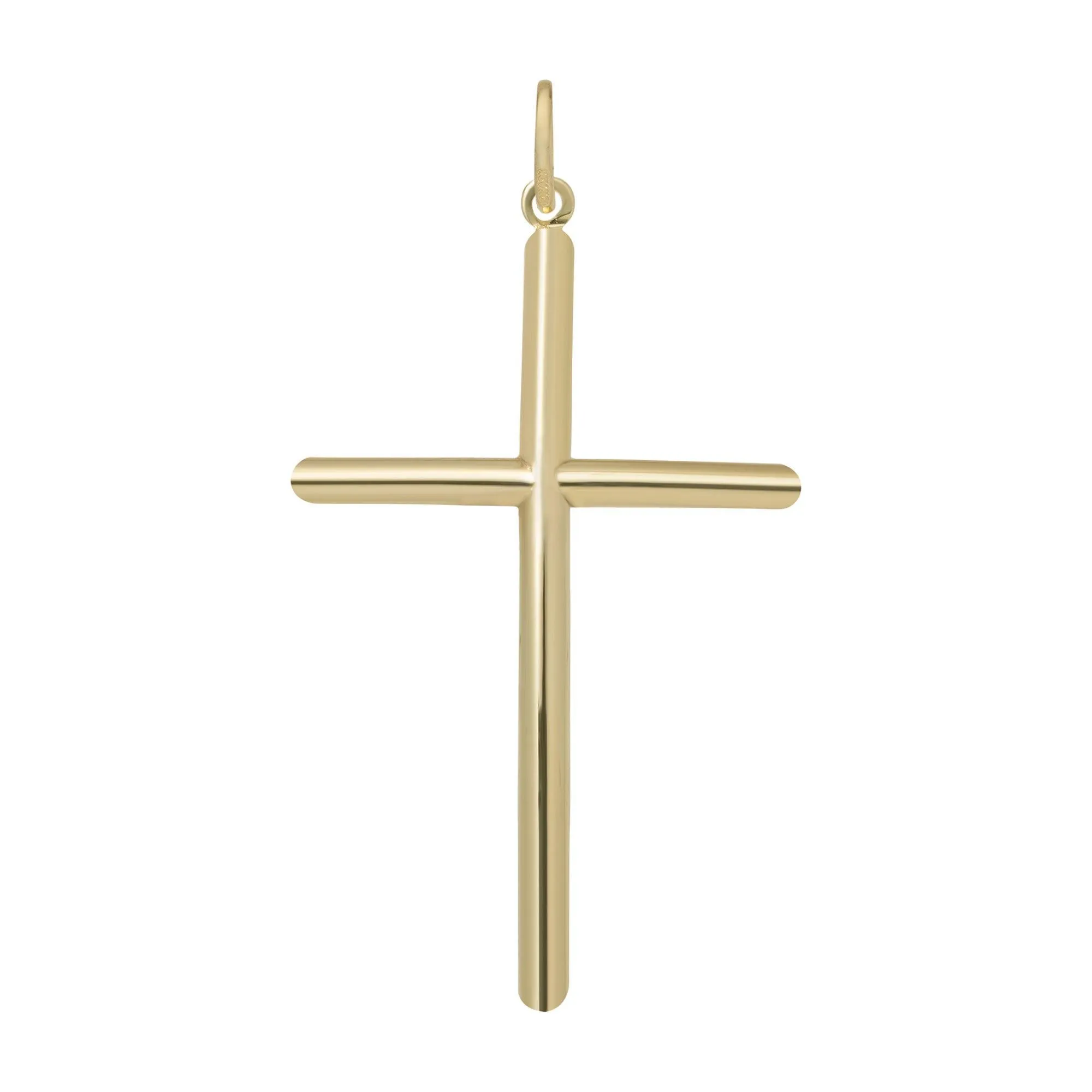 Cross Pendant 10K Solid Yellow Gold