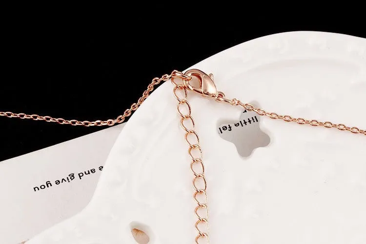 Cubic Zircon Multicolor Pendant Necklaces For Women
