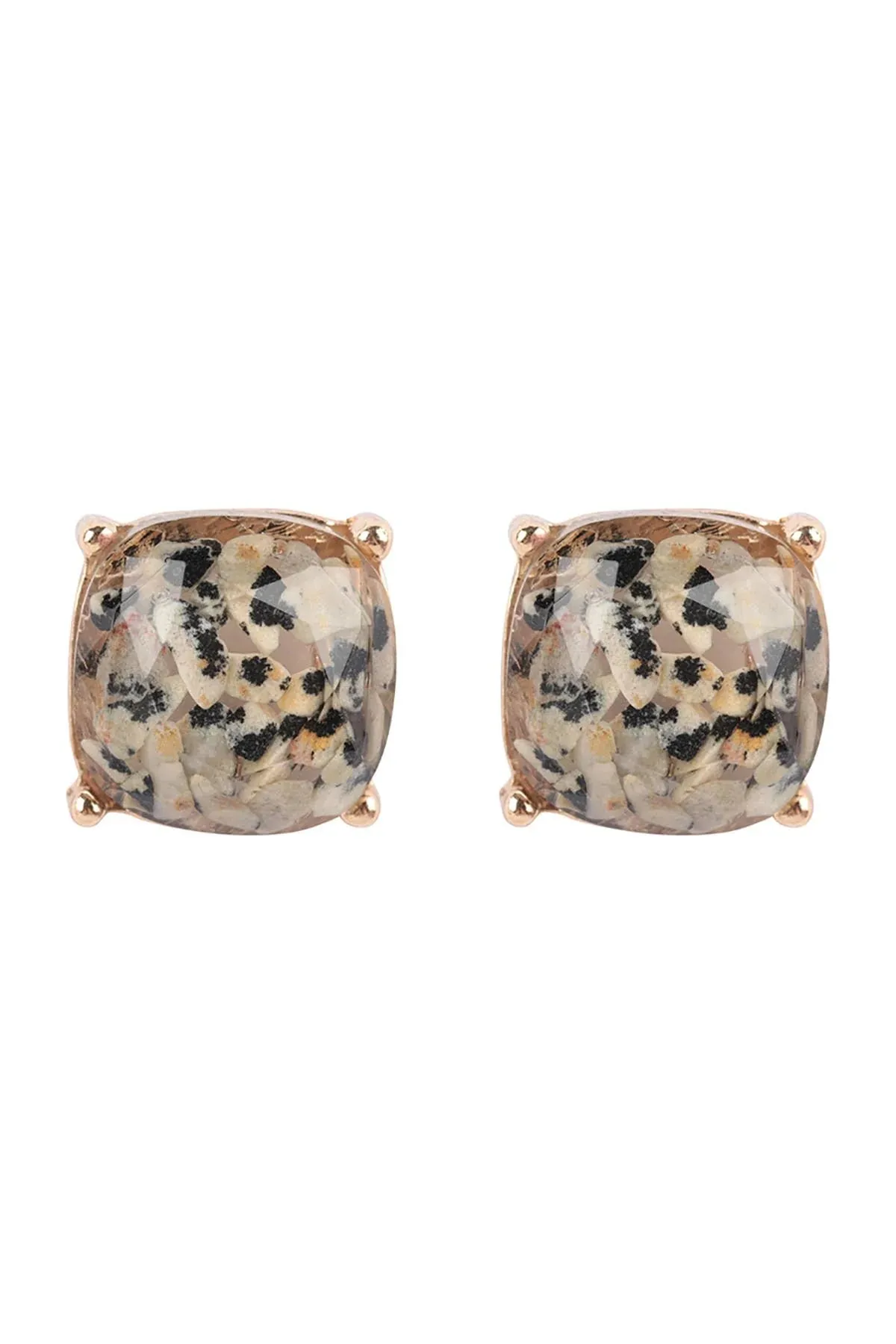 Cushion Cut Stud Earrings