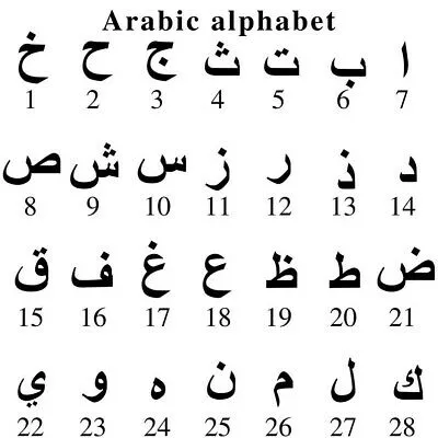 Custom Personalized Arabic Letter Name Necklace Rose Gold Silver