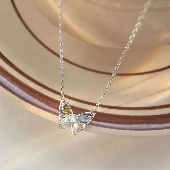 Dainty Butterfly Pendant Necklace