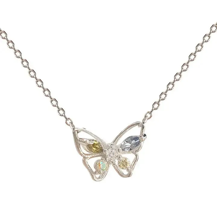 Dainty Butterfly Pendant Necklace