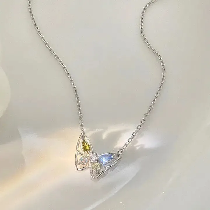 Dainty Butterfly Pendant Necklace