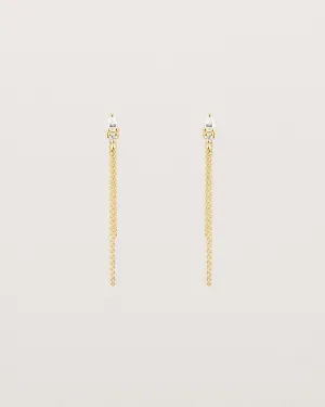 Danaë Loop Studs | Diamonds