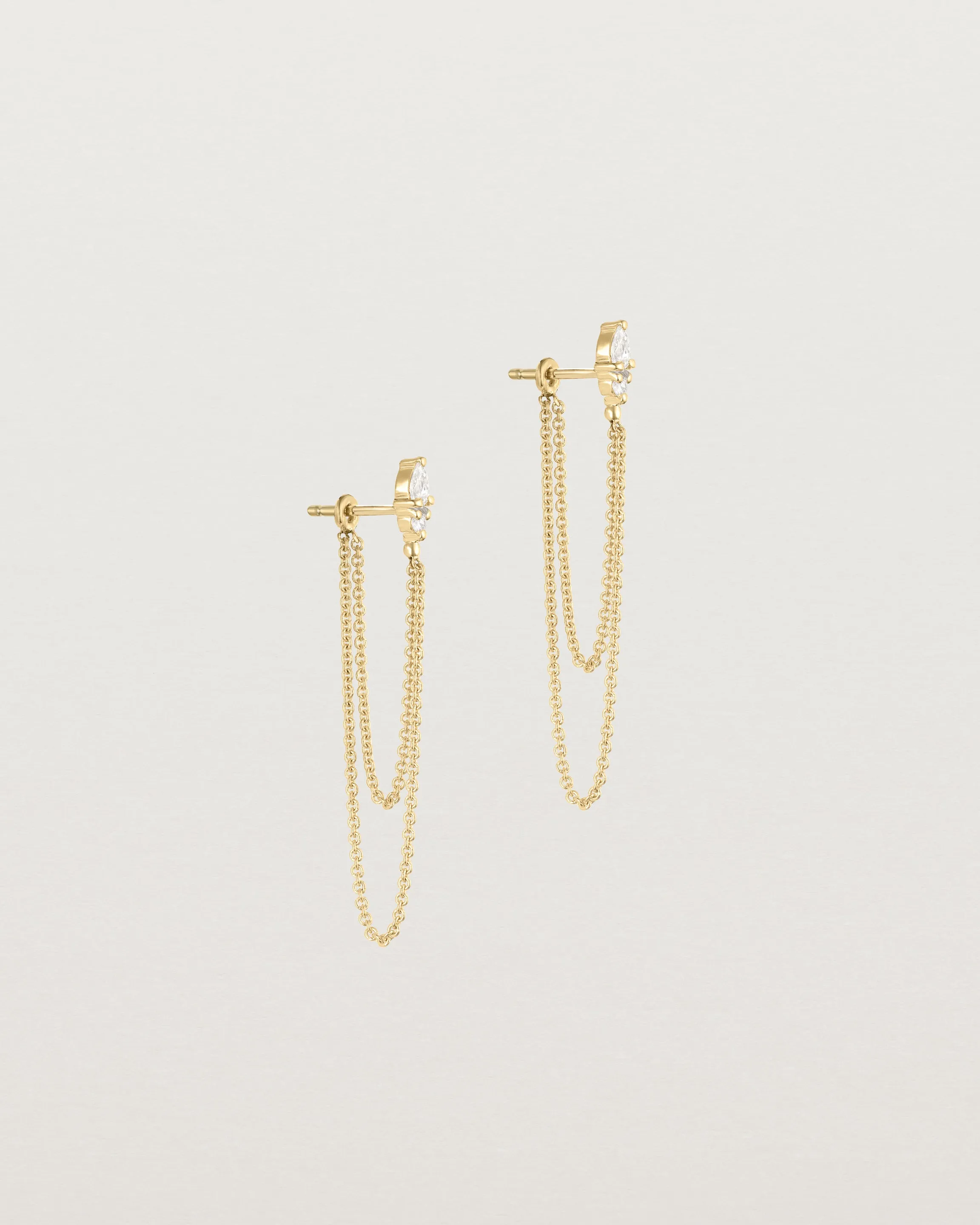 Danaë Loop Studs | Diamonds