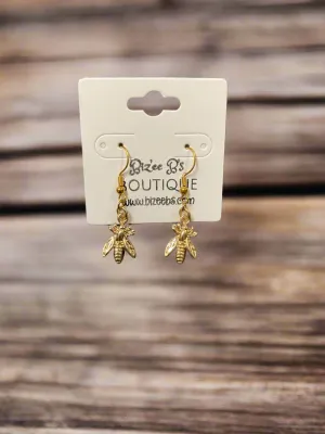 Dangle Bee Earrings